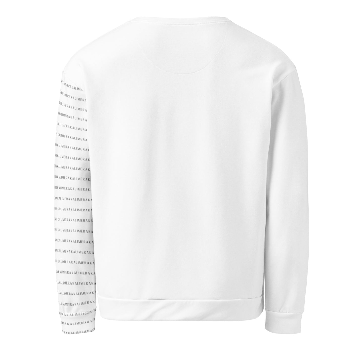 Men's Recycled Sweatshirt with printed sleeve