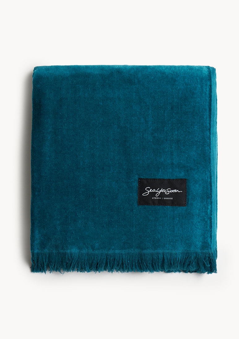 Belle Ile Towel - Emerald