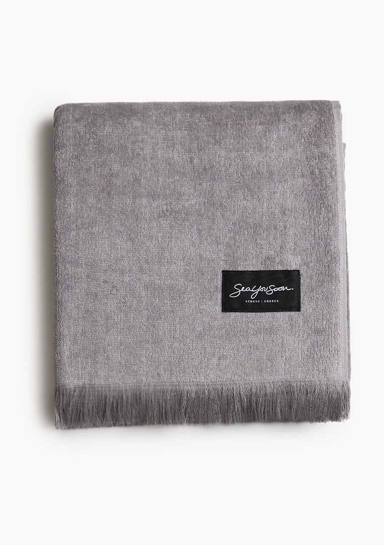 Belle Ile Towel - Light Grey