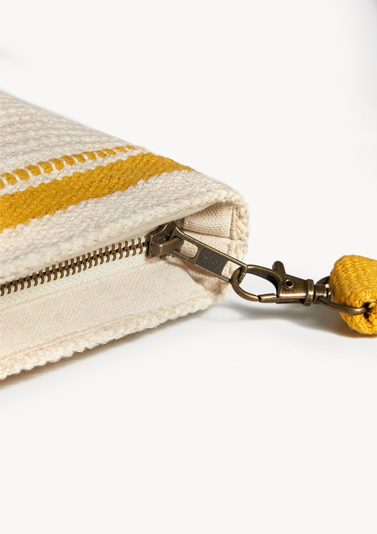 Manu Mini Clutch in mustard