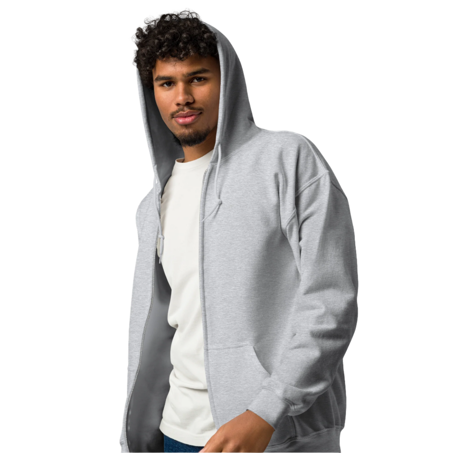 Sport Grey Unisex heavy blend zip hoodie