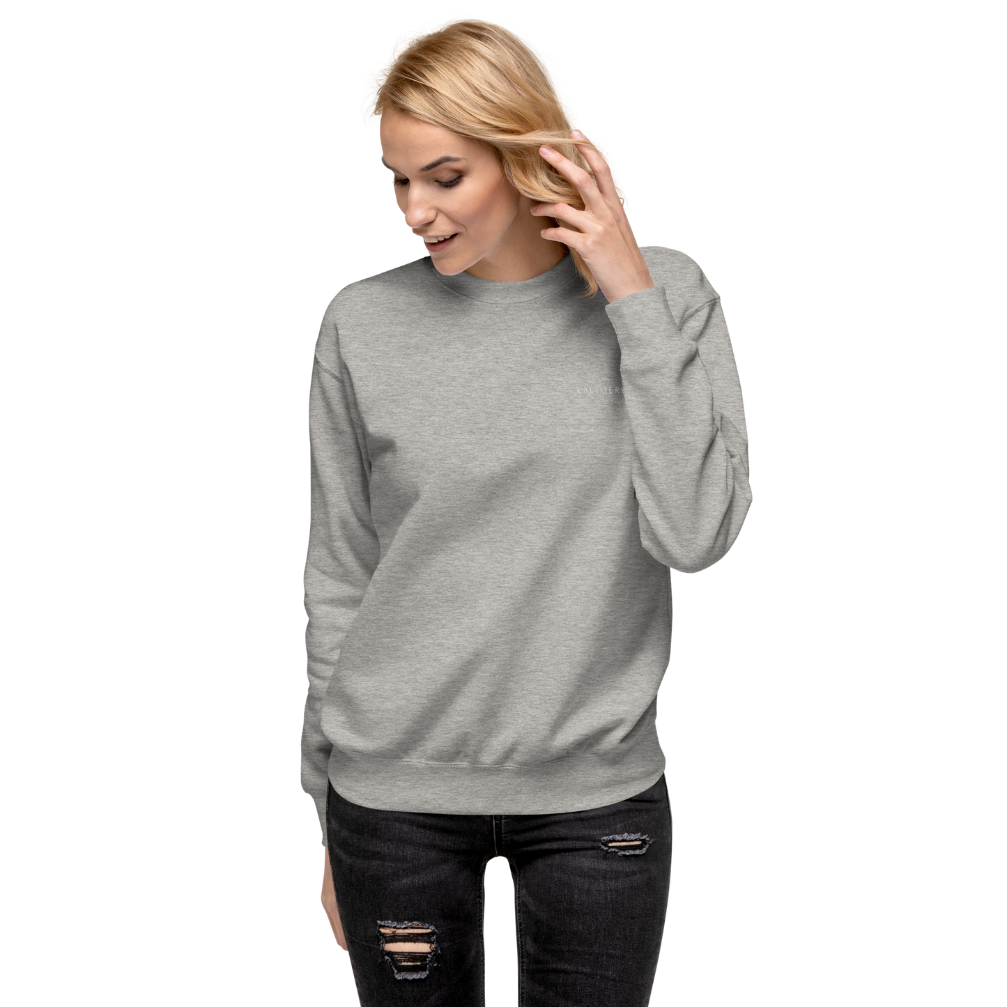 Grey Unisex Premium Sweatshirt