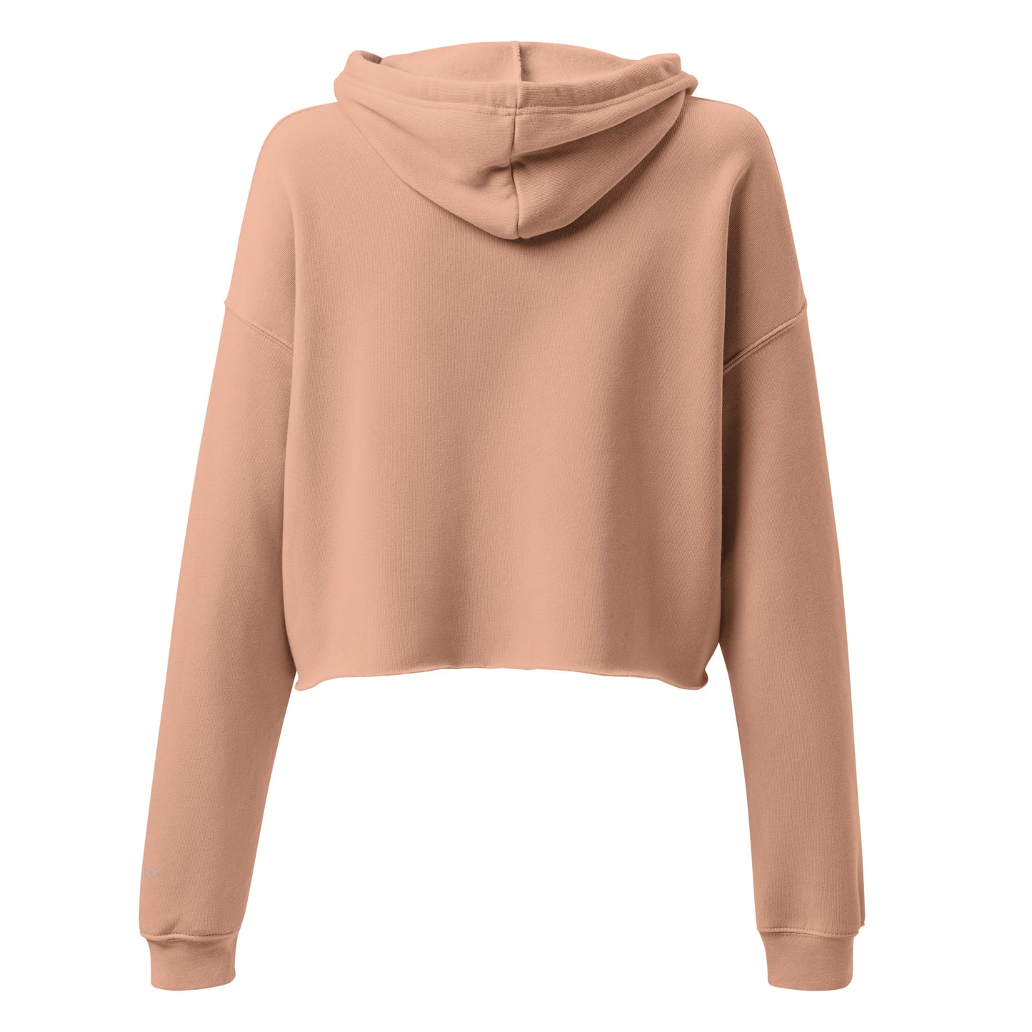 Ladies Peach Crop Hoodie