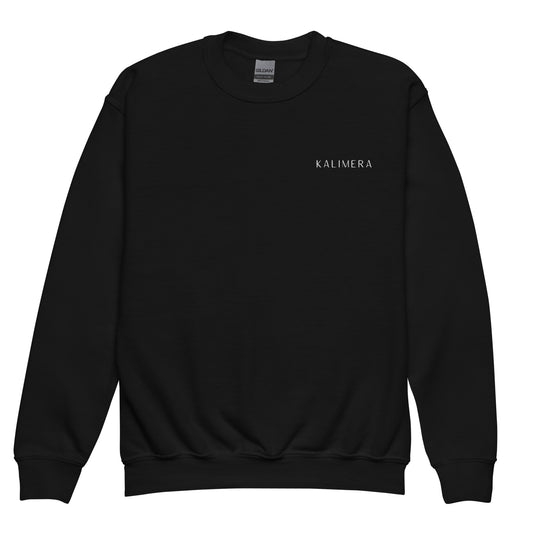 Black youth crewneck sweatshirt