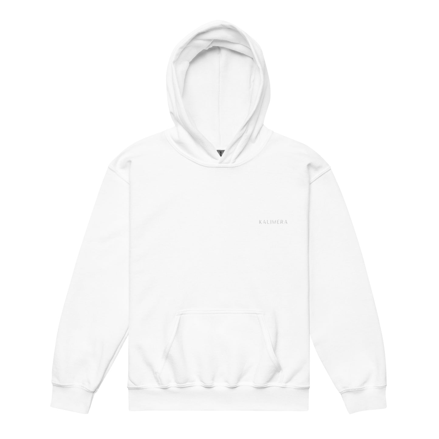 White youth heavy blend hoodie